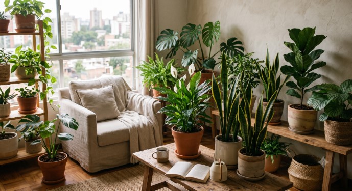 ¿Tener plantas en casa purifica el aire? Mitos y verdades